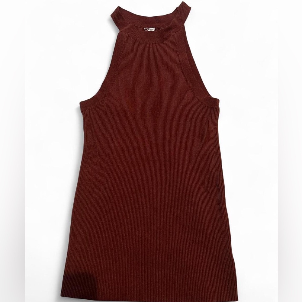 Wishlist Terracotta Knit Tank Top